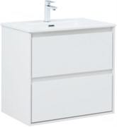 AQUANET Тумба с раковиной Милан (Flash) 70 цв. белый глянец AQUANET-340319