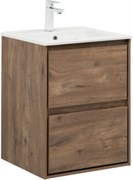 AQUANET Тумба с раковиной Милан 50 цв. дуб рустикальный AQUANET-340161