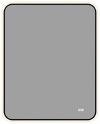 AQUANET Зеркало Контур 1000х800 LED TX антипар, черный AQUANET-367663