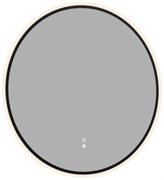 AQUANET Зеркало Контур D 770 LED TX антипар, черный AQUANET-367665