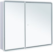 AQUANET Зеркальный шкаф Оптима 100 с LED подсветкой AQUANET-341427