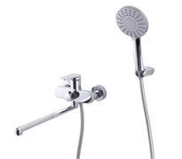 DK Смеситель для ванны с душем Bayern.F?rth DA1523301 длинный излив хром DA1523301