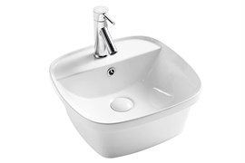 DK Раковина накладная Quadro DT1510916, 430*425*175мм, белый DT1510916