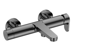 AQUAme Смеситель для ванны Novara шлифованный металл AQM6912GM AQM6912GM