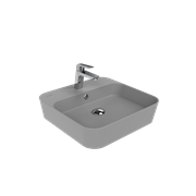 CREAVIT Раковина мебельная (45 см) ХОЛОДНЫЙ СЕРЫЙ МАТОВЫЙ LP046-00CG00E-0000 LP046-00CG00E-0000
