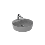 CREAVIT Раковина мебельная (45 см) ХОЛОДНЫЙ СЕРЫЙ МАТОВЫЙ LP146-00CG00E-0000 LP146-00CG00E-0000