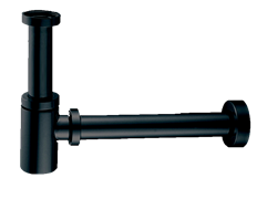 CREAVIT Сифон для раковины латунь ЧЕРНЫЙ SF198S SF198S