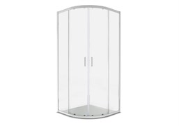 AQUATEK Душевой уголок 1/4 круга, двери раздвижные, 200x90x90 см, профиль хром, стекло прозрачное, закаленное AQ.RO.090.1CH