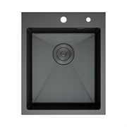 DK Кухонная мойка нержавеющая сталь графит (S415006) DKS415006