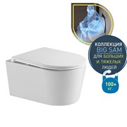 DK Унитаз подвесной безободковый (торнадо) Schille 570*430*360мм, сиденье микролифт, белый (DT1466516) DT1466516