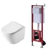 DK Комплект унитаз DT1476516, инсталляция с клавишей DI8640116 (DS1471603) DS1471603