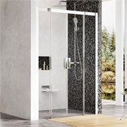 RAVAK Душевые двери раздвижные MSD4-180 профиль белый, прозрачное стекло Transparent 0WKY0100Z1