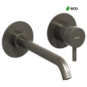 RAVAK Смеситель для умывальника скрытого монтажа Espirit ES 019.20GB.O1.RB07B, для R-Box, брашированный графит X070315