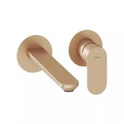 RAVAK Смеситель для умывальника EL 019.60RGB.O1 настенный РОЗОВОЕ ЗОЛОТО + нужен RB 07B.50 (X070231) X070366