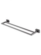 WONZON &amp; WOGHAND Полотенцедержатель двойной GRAFFITY, Темный графит (WW-9311) WW-9311