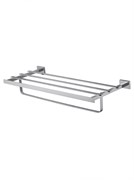 WONZON &amp; WOGHAND Полотенцедержатель с полкой FLAT, Хром (WW-9781) WW-9781