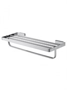 WONZON &amp; WOGHAND Полотенцедержатель с полкой LOTTE, Хром (WW-8381A) WW-8381A
