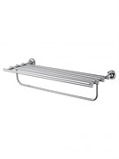 WONZON &amp; WOGHAND Полотенцедержатель с полкой SIMPLE, Хром (WW-6581) WW-6581
