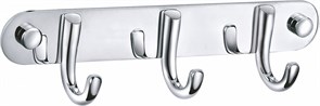 WONZON &amp; WOGHAND Вешалка с 3 крючками для ванной , Хром (WW-9384-3) WW-9384-3