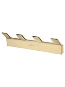 WONZON &amp; WOGHAND Вешалка с 4 крючками для ванной LOTTE, Брашированное золото (WW-8345-BG) WW-8345-BG