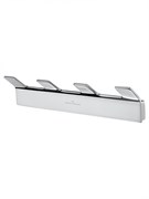 WONZON &amp; WOGHAND Вешалка с 4 крючками для ванной LOTTE, Хром (WW-8345) WW-8345