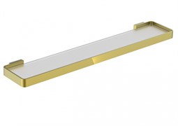 WONZON &amp; WOGHAND Стеклянная полка для ванной LOTTE, Брашированное золото (WW-8327A-BG) WW-8327A-BG