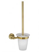 WONZON &amp; WOGHAND Туалетный ершик в комплекте SIMPLE, Брашированное золото (WW-6529-BG) WW-6529-BG