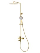 WONZON &amp; WOGHAND Душевая система FRAME, Брашированное золото (WW-88739010-BG) WW-88739010-BG