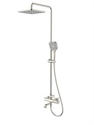 WONZON &amp; WOGHAND Душевая система TETRA, Брашированный никель (WW-841214-BN) WW-841214-BN