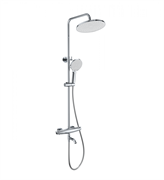 WONZON &amp; WOGHAND Душевая система с термостатом CAPSULE, Хром (WW-B3031-A2-CR) WW-B3031-A2-CR