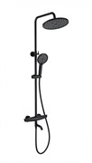 WONZON &amp; WOGHAND Душевая система с термостатом CAPSULE, Черный матовый (WW-B3031-A2-MB) WW-B3031-A2-MB