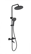 WONZON &amp; WOGHAND Душевая система с термостатом INN 3, Черный матовый (WW-B3065-T1-MB) WW-B3065-T1-MB