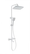 WONZON &amp; WOGHAND Душевая система с термостатом STAY 2, Белый матовый (WW-B3016-T1-MW) WW-B3016-T1-MW