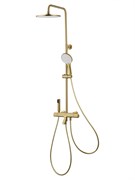 WONZON &amp; WOGHAND Душевая система с термостатом The ONE, Брашированное золото (WW-B3094-BG) WW-B3094-BG