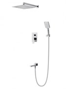 WONZON &amp; WOGHAND Душевая система встраиваемая EDGE, Хром (WW-88939003-CR) WW-88939003-CR
