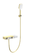 WONZON &amp; WOGHAND Смеситель для ванны с душем Shelf, Брашированное золото (WW-B2551-BG) WW-B2551-BG