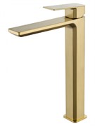 WONZON &amp; WOGHAND Смеситель для раковины высокий DIAMOND, Брашированное золото (WW-88239011-BG) WW-88239011-BG