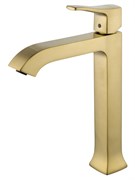 WONZON &amp; WOGHAND Смеситель для раковины высокий FLEX, Брашированное золото (WW-88019072-BG) WW-88019072-BG