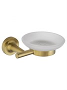 WONZON &amp; WOGHAND Мыльница с держателем WONZON &amp; WOGHAN SIMPLE, Брашированное золото (WW-6522-BG) WW-6522-BG
