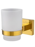WONZON &amp; WOGHAND Стакан для зубных щеток с держателем POLO, Темное золото (WW-8921-DG) WW-8921-DG