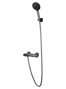 WONZON &amp; WOGHAND Смеситель для душа с встроенным изливом MUSE Corno, Темный графит (WW-A30902-BGG) WW-A30902-BGG