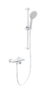 WONZON &amp; WOGHAND Смеситель для душа с гарнитуром ClickPlate, Белый матовый (WW-B2052-A-MW) WW-B2052-A-MW