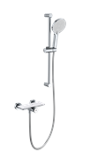 WONZON &amp; WOGHAND Смеситель для душа с гарнитуром ClickPlate, Хром (WW-B2052-A-CR) WW-B2052-A-CR