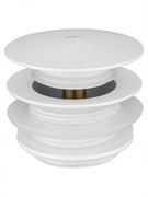 WONZON &amp; WOGHAND Донный клапан для ванны 1 1/2 , Белый матовый (WW-SS105-MW) WW-SS105-MW