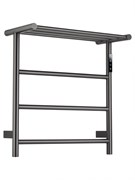 WONZON &amp; WOGHAND Полотенцесушитель электрический с полкой BONN, Темный графит (WW-AL402-GM) WW-AL402-GM