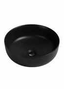 WONZON &amp; WOGHAND Накладная раковина круглая ERIE, черный матовый (WW-RN4076-MB) WW-RN4076-MB