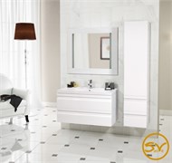 SANVIT ТЕМА Тумба подвесная для ванной комнаты с раковиной, 2 выдвижнных ящика ktema120