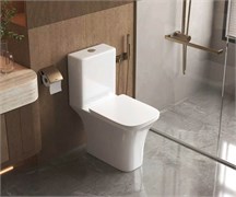 AQUAme Унитаз напольный Торнадо c сиденьем микролифт AQM1009PRO