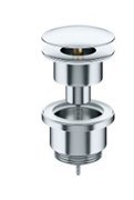 CERAMICA NOVA Донный клапан универсальный без системы "Клик - Клак", цвет хром 70003CHnc