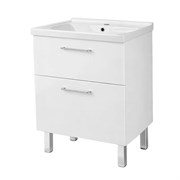 AZARIO Комплект Тумба Ника 60 Н напольная с раковиной &amp;quot;Монте Нео 60&amp;quot; (AZ-7103-60 N) CS00106459 CS00106459
